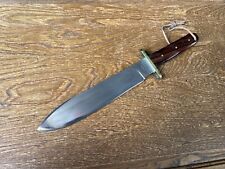 Vintage Blackjack Knives Warner Moran Rio Grande Camp Bowie Knife Sheath picture