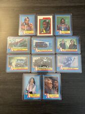 1983 Topps The A-Team Vintage Trading Card Lot of 11 picture