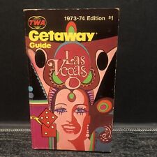 Vintage TWA Las Vegas Getaway Guide Book 1973 74 Edition Paperback Book picture