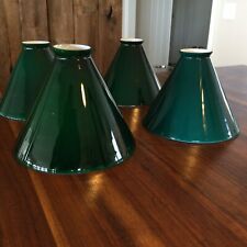 Antique Emeralite Shades Vintage 4 Original Green Emerald Light Lamp Part 2 1/4” picture