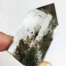 45.6g TOP Natural Hyaline Colourful Phantom Ghost Garden Quartz Crystal picture