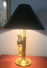 MID CENTURY MODERN DESIGNER FREDERICK COOPER BRASS PARROT LAMP picture