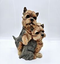 Danbury Mint Yorkies Puppy Dog Figurine 9.5