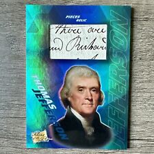 2021 Pieces Of The Past #255 Thomas Jefferson Pieces Relic picture