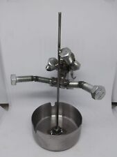 Exotic Dancer Ashtray, Pole Dancer, Metal Bolt Figurine, Up cycled Art, picture