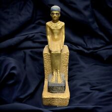 Rare Handcrafted Amenhotep Masterpiece Statue - Egyptian Antiques, Gods picture