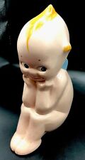 Vintage Chalkware Large Kewpie Doll   Figurine  10 1/2” Fun picture