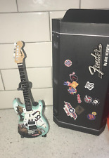 AXE HEAVEN Billie Joe Armstrong Signature BJ Blue Miniature Guitar Display Gift picture