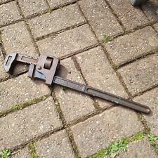RECORD No8 STILLSON PIPE WRENCH - MADE IN ENGLAND - DROPED FORGED STEEL picture