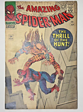 AMAZING SPIDER-MAN #34 VG+ Kraven the Hunter App, 2nd App Gwen Stacy 1966 Marvel picture