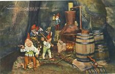 Elves Operate Moonshine Still Rock City Gardens Lookout Mt Tennessee TN Postcard picture