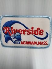 Vintage Embroidered Patch - Riverside Amusement Park,  Agawam Mass (FC 204/2) picture