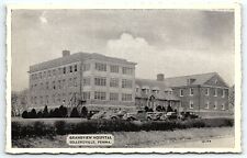 1930s SELLERSVILLE PENNSYLVANIA GRANDVIEW HOSPITAL OLD CARS POSTCARD P4181 picture