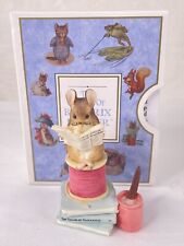Beatrix Potter Tailor Of Gloucester Mouse Figurine England 1996 Original Box picture