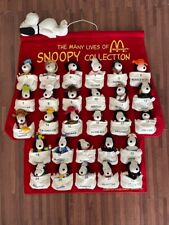 McDonald Peanuts Tapestry Plush 2001 McDonald's Happy Set Snoopy 28set Very Good picture