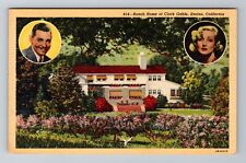 Encino CA-California, Ranch Home Of Clark Gable, Antique, Vintage Postcard picture