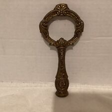 Vintage Bronze Lamp Finial Intricate Fancy Details. picture