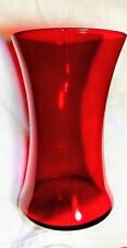 Beautiful Ruby Red Glass Vase  picture