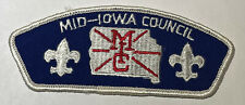 Mid Iowa Council  Strip CSP Mint Boy Scout MW1 picture