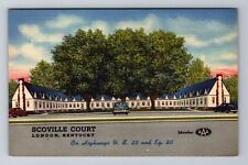 London KY-Kentucky, Scoville Court Advertising, Antique, Vintage Postcard picture
