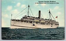 Steamer Dorothy Bradford SS Passenger Boston & Provincetown C1907 Postcard H3 picture