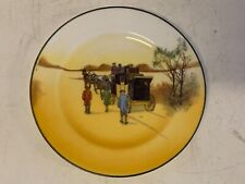 Vintage Royal Doulton Old English Coaching Scene Saucer picture
