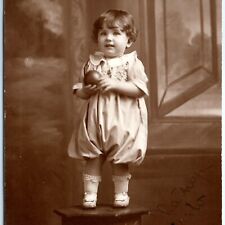 c1910s San Francisco CA Adorable Toddler Baby Cute RPPC Real Photo PC Strye A121 picture