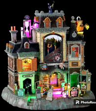 Lemax Spooky Town The Horrid Haunted Hotel Animated LED Lghts Sounds Halloween picture