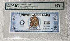 2006 $5 Scooby-Do Orlando Universal Dollars PMG 67 EPQ picture