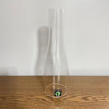 Clear Glass Slim line Chimney For Oil Lamp 10” High 3” Base Fitter And 1.75”Top picture
