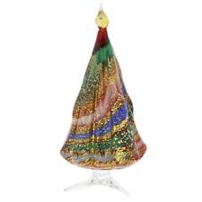 Glass Of Venice Murano Glass Christmas Tree Standing Sculpture - Red and Gold. C picture