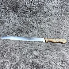 Vintage ED WUSTHOF Serrated Blade Ham Slicing Knife Solingen 8928 1/2-12 picture