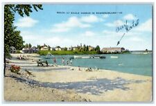1953 Beach Exterior View Eagle Harbor Keweenawland Michigan MI Vintage Postcard picture