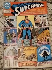 DC Comic Superman- Historic Last Issue: A Very Special Story Sept 1986 #423 picture