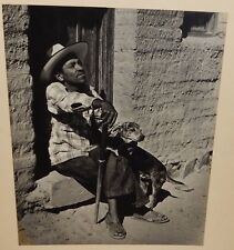 JOHN H.RUDD MEXICAN MAN  ORIGINAL BLACK AND WHITE PHOTOGRAPH 1951 picture