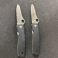spyderco terzuola numbered edition 2 piece lot picture