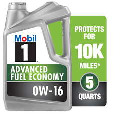 New Mobil 1 Advanced Fuel Economy Full Synthetic Motor Oil 0W-16, 5 Quart picture