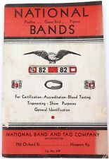 .AMERICANA  c1930 NATIONAL BAND TAG COMPANY POULTRY, PIGEON, GAME BIRD CATALOG. picture