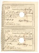 Pair of Pay Orders Signed by Jed Huntington and Ralph Pomeroy - Connecticut Revo picture