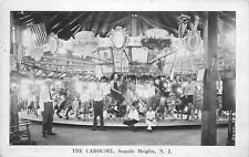 1927 The Carousel, Seaside Heights, New Jersey Postcard - Very Rare picture