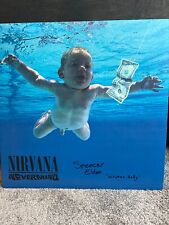 Nirvana Baby Nevermind Vinyl signed JSA COA Spencer Elden Kurt Cobain Dave Grohl picture