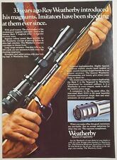 1979 Print Ad Weatherby Mark V Magnum Bolt-Action Rifles South Gate,California picture