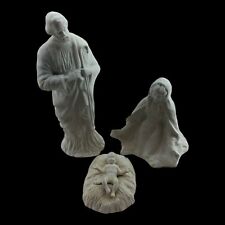 Boehm The First Noel 3 Piece Set Holy Family White Porcelain Figurines Nativity picture