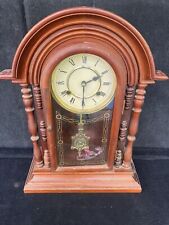 vintage mantel clock complete made in korea non working picture