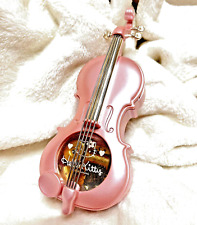 RARE Sanrio Hello Kitty Music Box Lady Mate Japan Violin Shaped Jewelry Box Case picture