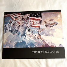 NASA Booklet The Best We Can Be Space Exploration Science Vintage 1980s picture