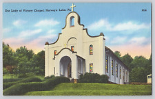 Postcard Old Lady of Victory Chapel, Harveys Lake, Pennsylvania picture