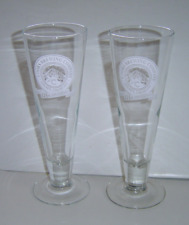 Coors Brewery 125th ANNIVERSARY  Pilsner Glass Vintage 125th 1873-1998 Set of 2 picture
