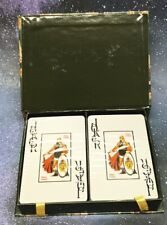 AVON Double Deck Gift Set Duck Design Two Sets Of Plastic Coated Playing Cards picture