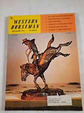 Vintage The Western Horseman September 1971 Magazine picture
